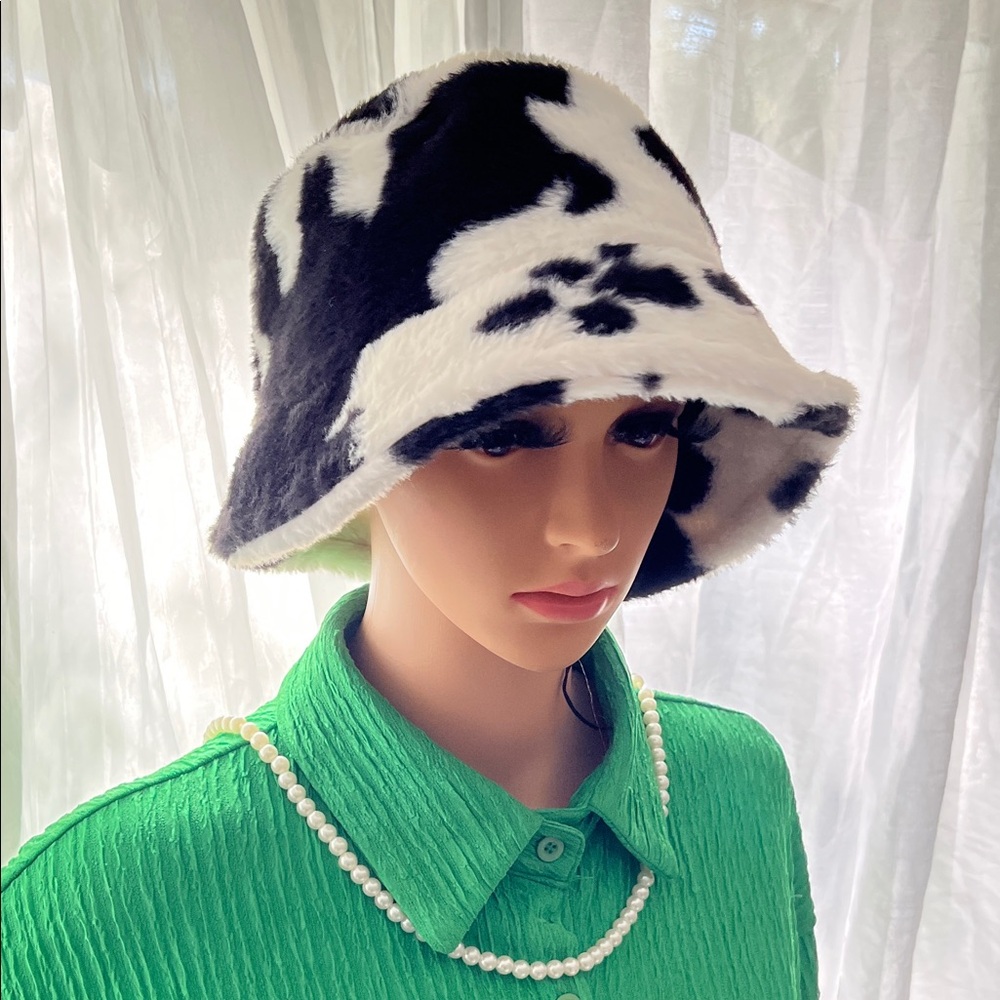 Cow Print Bucket Hat